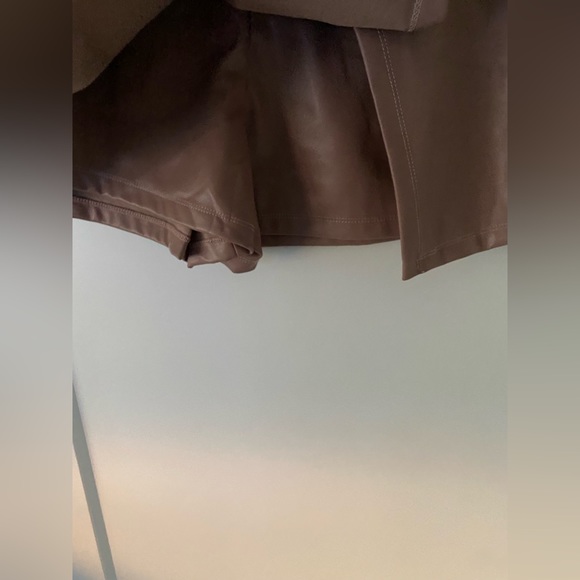 Faux Leather Skort - Picture 6 of 8